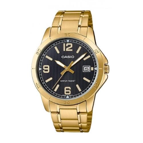 Наручний годинник чоловічий Casio MTP-V004G-9BUDF d 41,5 мм Золотий (2512309217)