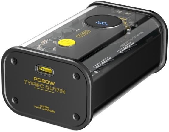 Портативное зарядное устройство BYZ W89 10000 mAh 22,5W Black (BYZ-W89-B) - фото 2