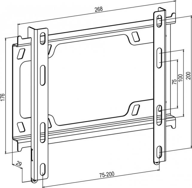 Кронштейн Simpler 28EP 24-43'' 200х200 - фото 4