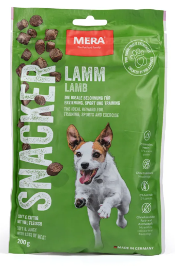 Лакомство для собак MERA Pure Sensitive Snack Lamb с ягненком 200 г (1649728541)