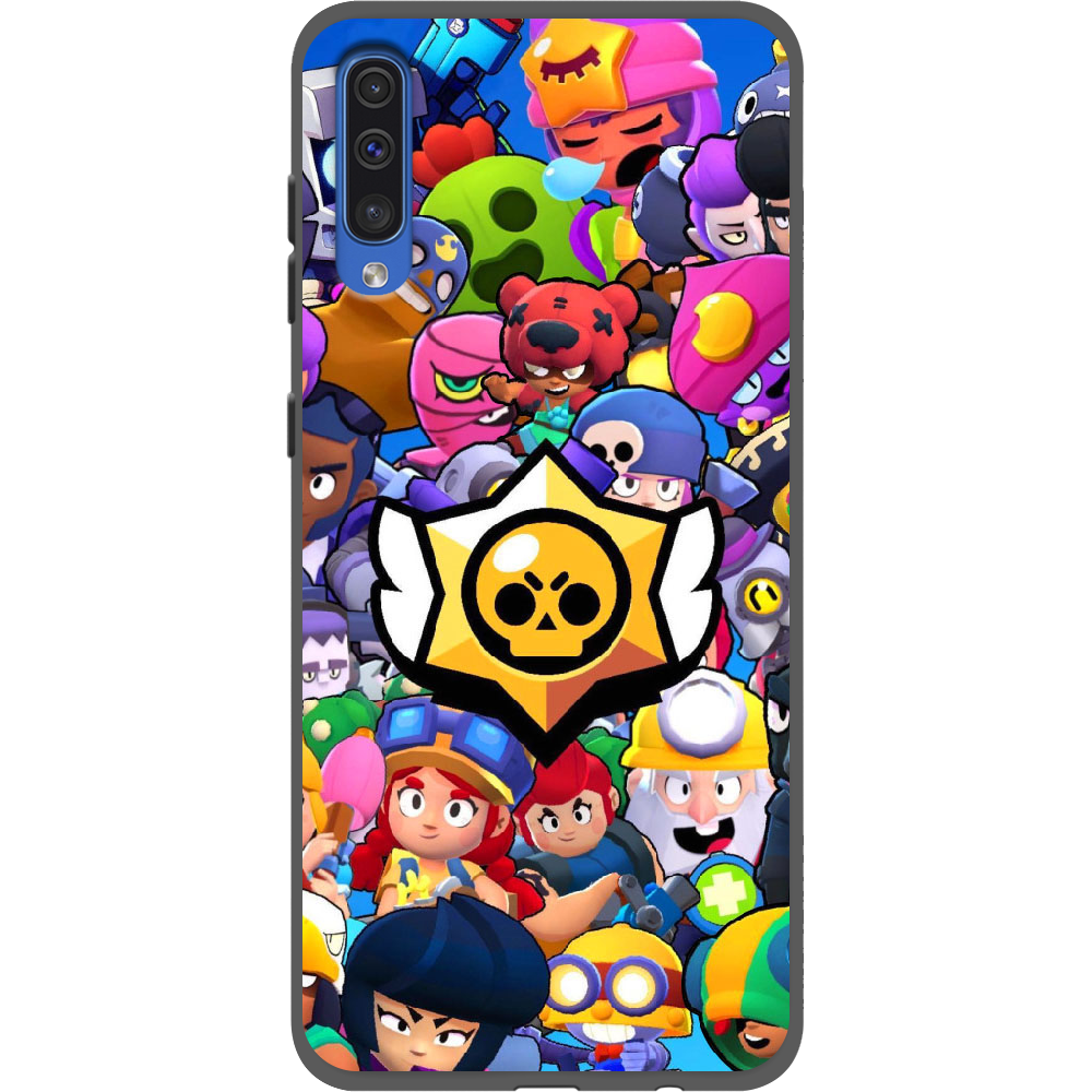 Чохол Boxface Samsung A505 Galaxy A50 Brawl Stars Чорний силікон (36417-up2389-36628)