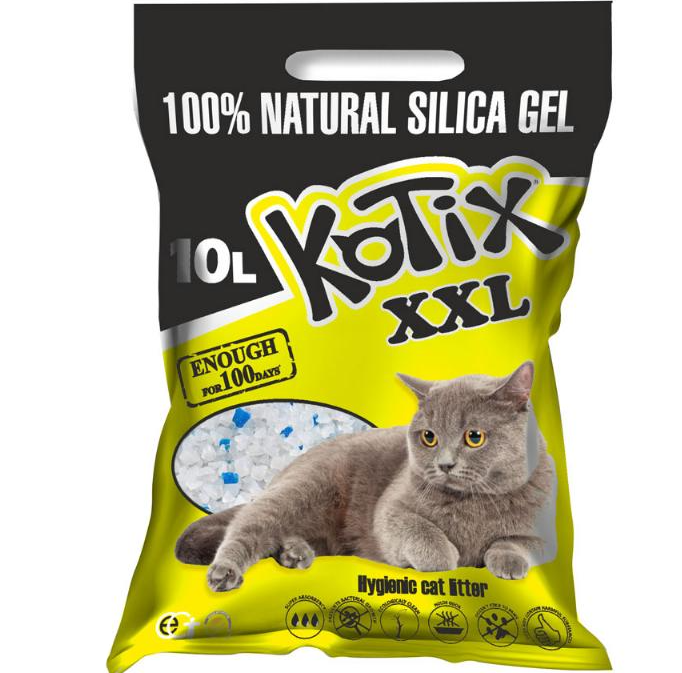 Наповнювач для лотків силікагелевий KOTIX 3 шт. х 10 л (2845951286)