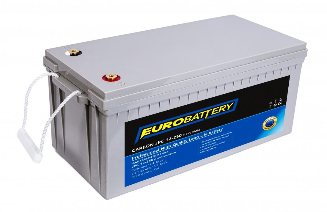 ᐉ Аккумулятор для ИБП EuroBattery JPC12-250 DZM карбоновый 12V 250 Ач ...