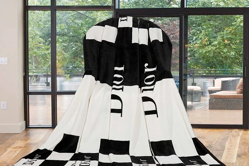 Плед велсофт TAG Tekstil VL057 Диор 200x220 см (2782)