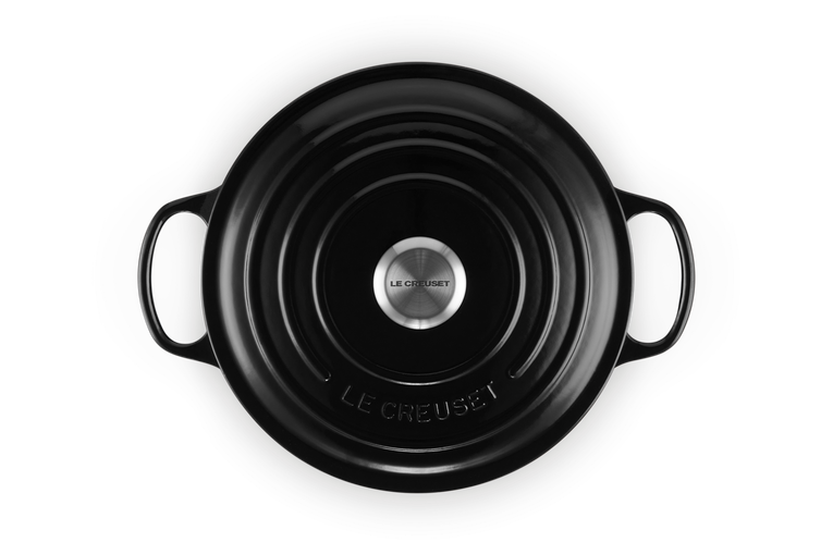 Кастрюля Le Creuset Signature 5,3 л с крышкой Черный (21177261402430) - фото 4