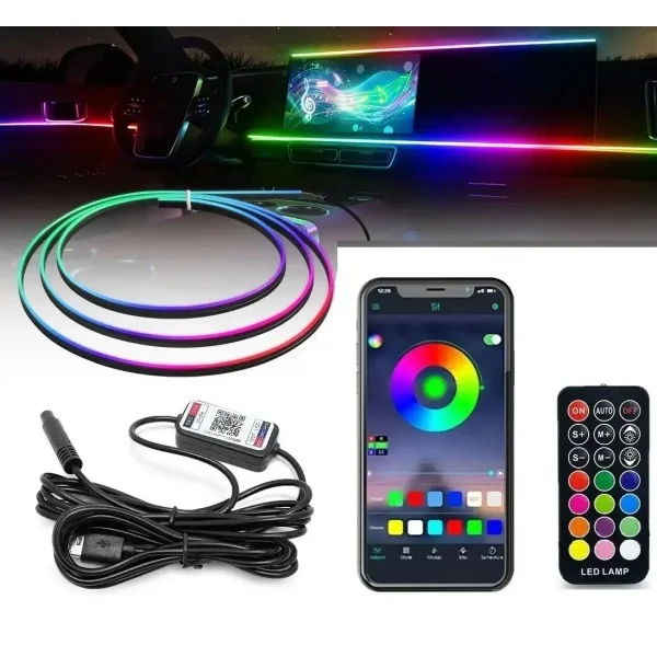 Підсвітка салону Ambient Light RGB 110 см 12V - фото 2 Підсвітка салону Ambient Light RGB 110 см 12V - фото 2