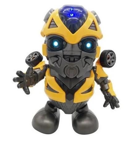 Робот-игрушка интерактивный танцевальный Бамблби Dancing Robot Bumblebee Желтый (ROBOT 525)