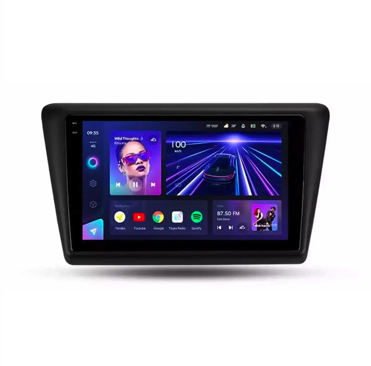 Автомагнитола штатная Teyes CC3 2К для Skoda Rapid NH3/NH1 2012-2020 Android CC3 2К 4/64G Wi-Fi/4G