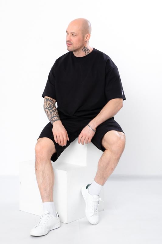 Комплект чоловічий футболка та бриджі Носи Своє р. 46 Чорний (8396-057-v0) - фото 3 Комплект чоловічий футболка та бриджі Носи Своє р. 46 Чорний (8396-057-v0) - фото 3