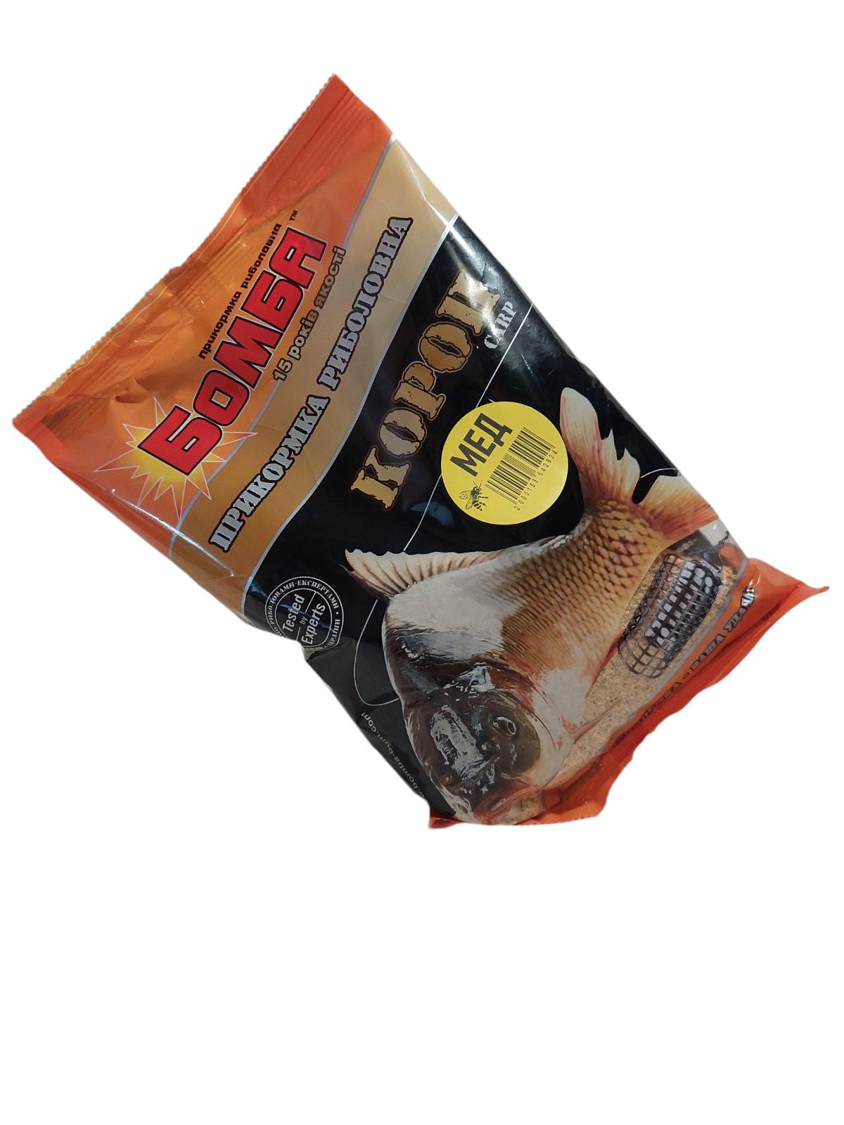 Прикормка для рыбалки Бомба Карп Мед 900 г (2000155642924) - фото 3 Прикормка для рыбалки Бомба Карп Мед 900 г (2000155642924) - фото 3