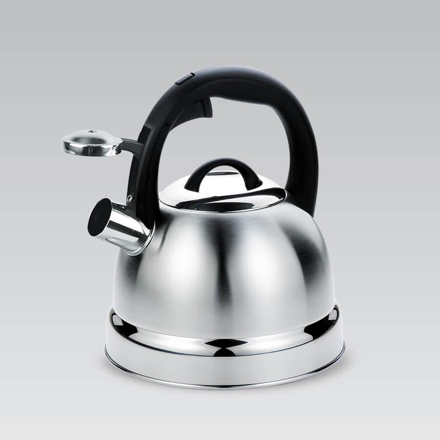 Чайник со свистком Maestro MR-1329 2,9 л для индукции нержавеющая сталь (0457) Чайник со свистком Maestro MR-1329 2,9 л для индукции нержавеющая сталь (0457)
