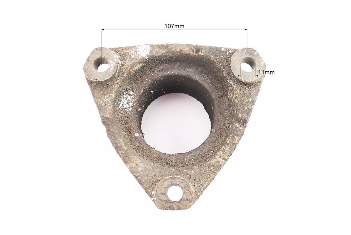 Шків 3-пазний 100 мм три пази під ремінь SPB 107 мм можливий незначний дефект забарвлення лиття для двигунів R175/180N і їх аналогів (603628) - фото 4