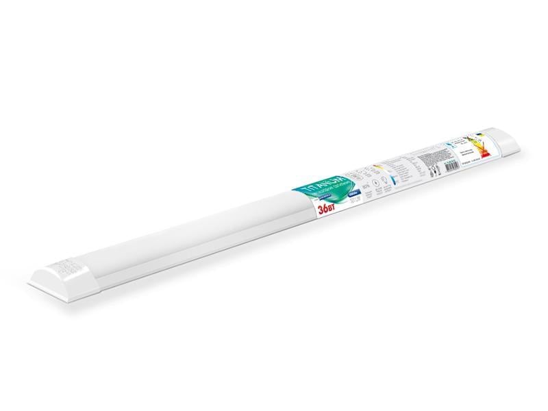 Світлодіодний світильник лінійний TITANUM 36W 1,2 м 6500К 220V IP20 Білий (TL-BN-36126) Світлодіодний світильник лінійний TITANUM 36W 1,2 м 6500К 220V IP20 Білий (TL-BN-36126)