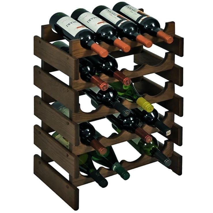 Полка для вина настольная Баркер 20 Капучино (Впс-203409)