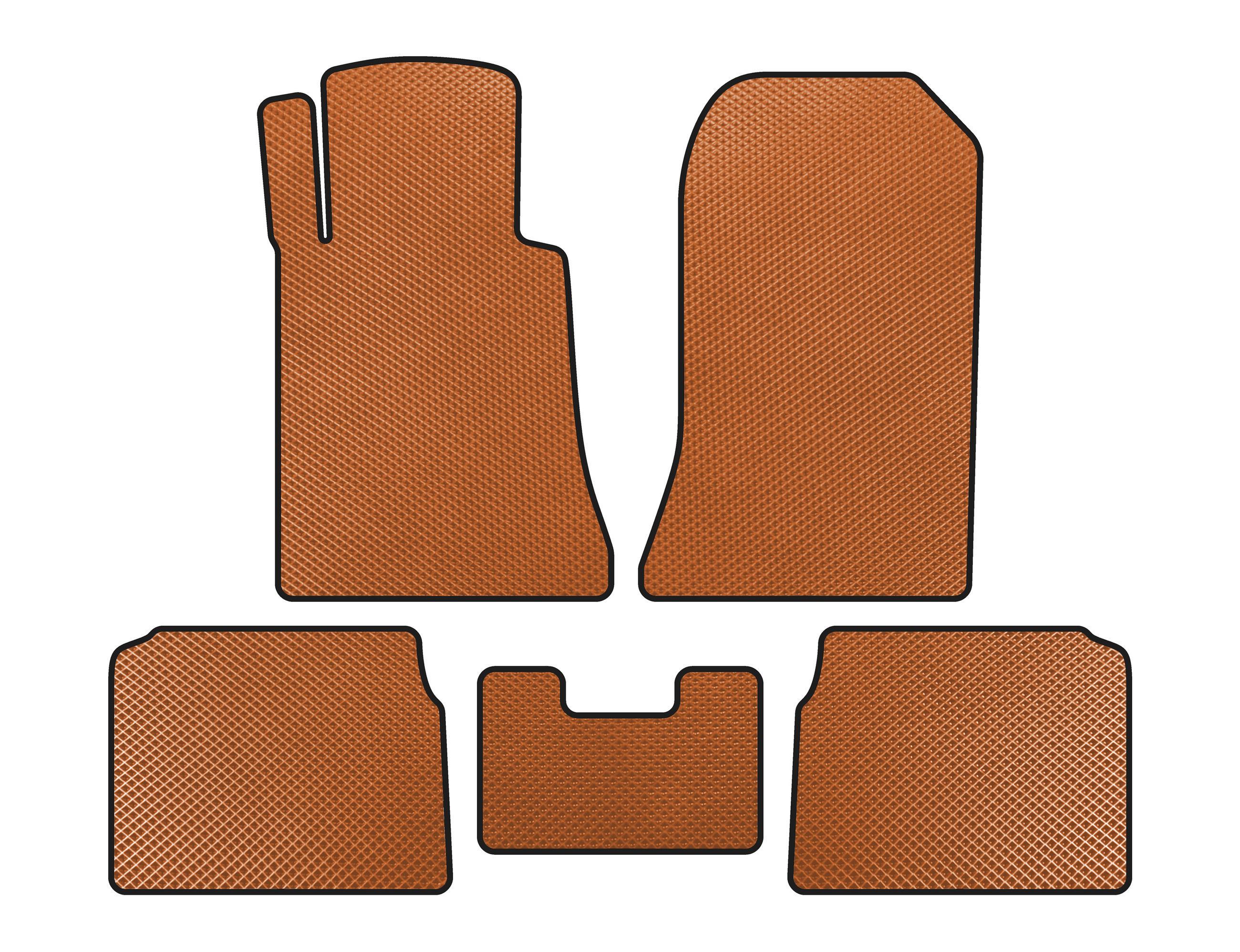Коврики EVA Digital Designs для Mercedes E-сlass W124 1984-1997 гг. Оранжевый (144769)