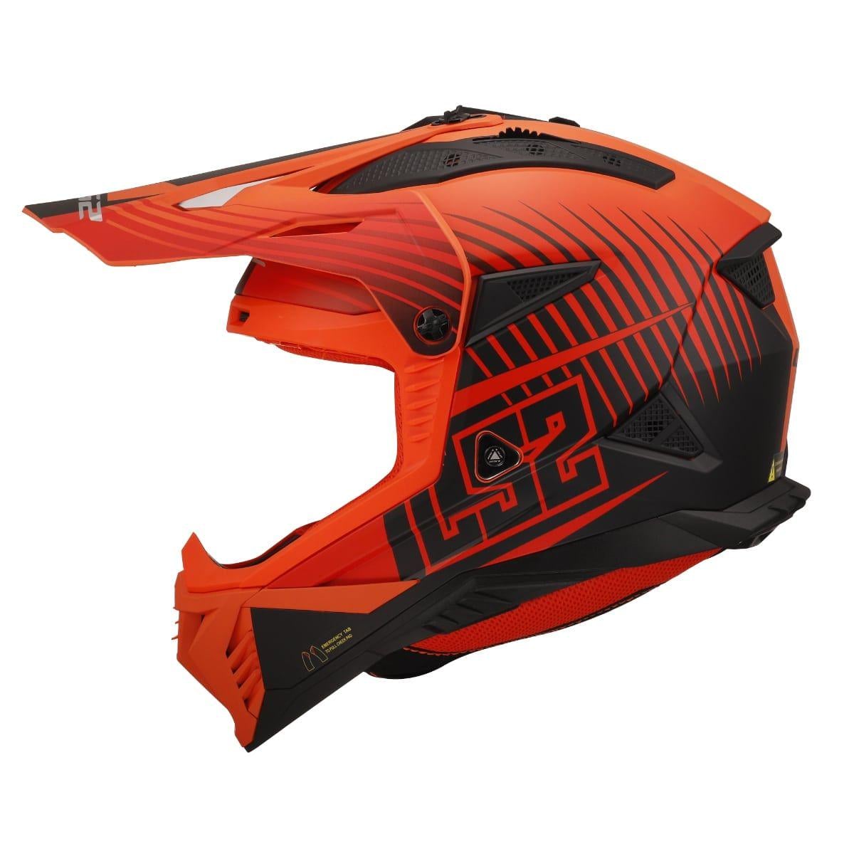 Мотошлем LS2 MX708 Fast 2 Duck XS Matt Hi-Vis Orange/Red (36543) Мотошлем LS2 MX708 Fast 2 Duck XS Matt Hi-Vis Orange/Red (36543)