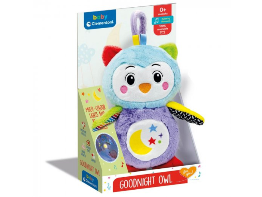 Игрушка-ночник мягкая Clementoni Goodnight Owl Спокойной ночи Сова (143249) - фото 3