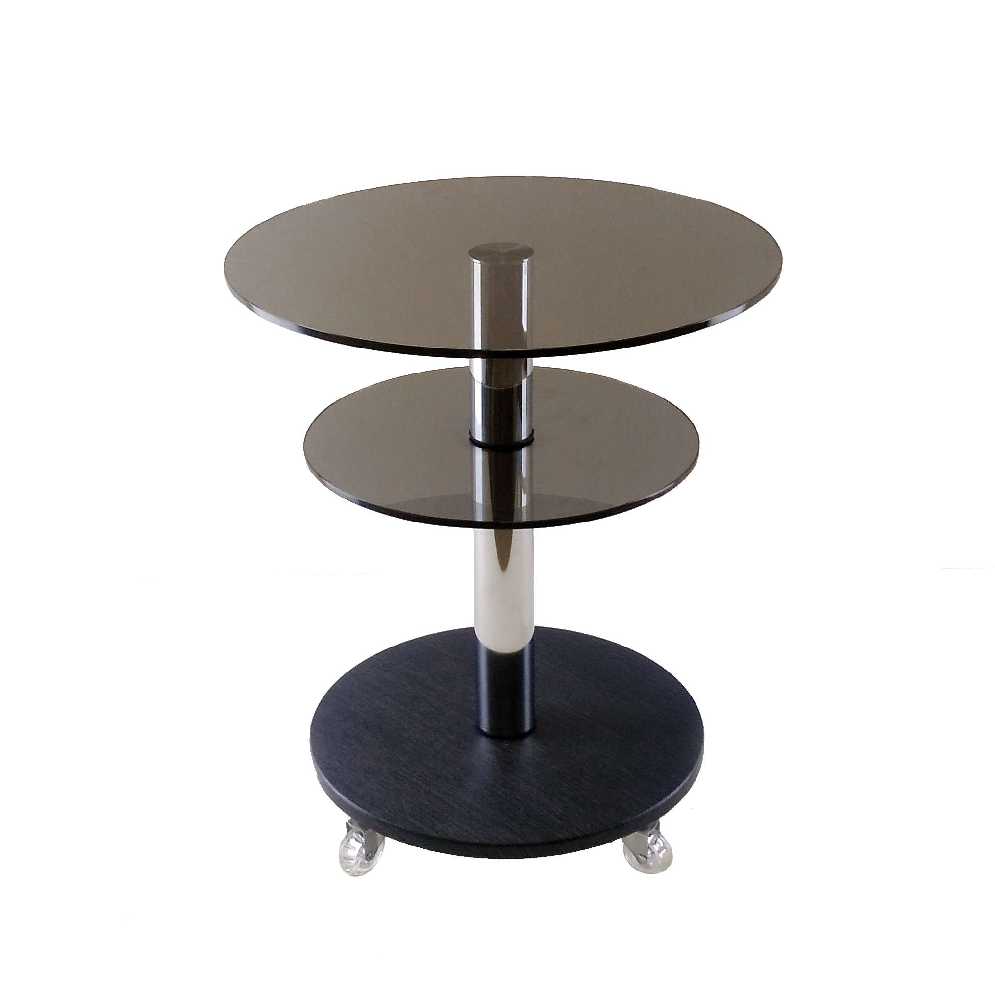 Стол журнальный стеклянный Commus Bravo Light 425 K bronza-venge-chr60 Темно-коричневый (422810195)