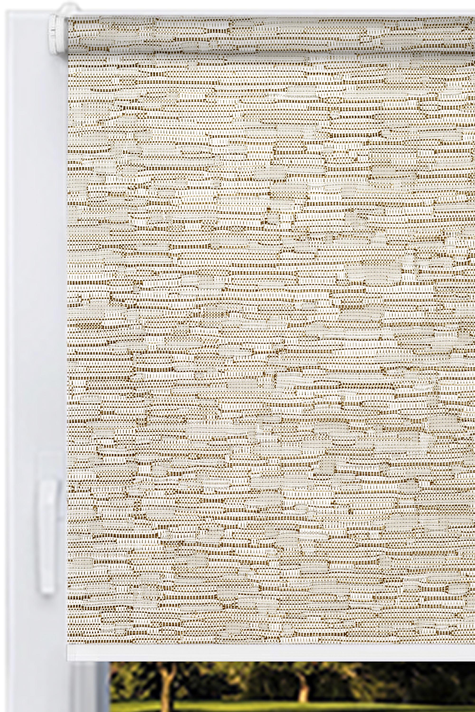 Роллета тканевая блэкаут 57,5х150 см Капучино с-3001/Мн-19 Белый - фото 4 Роллета тканевая блэкаут 57,5х150 см Капучино с-3001/Мн-19 Белый - фото 4