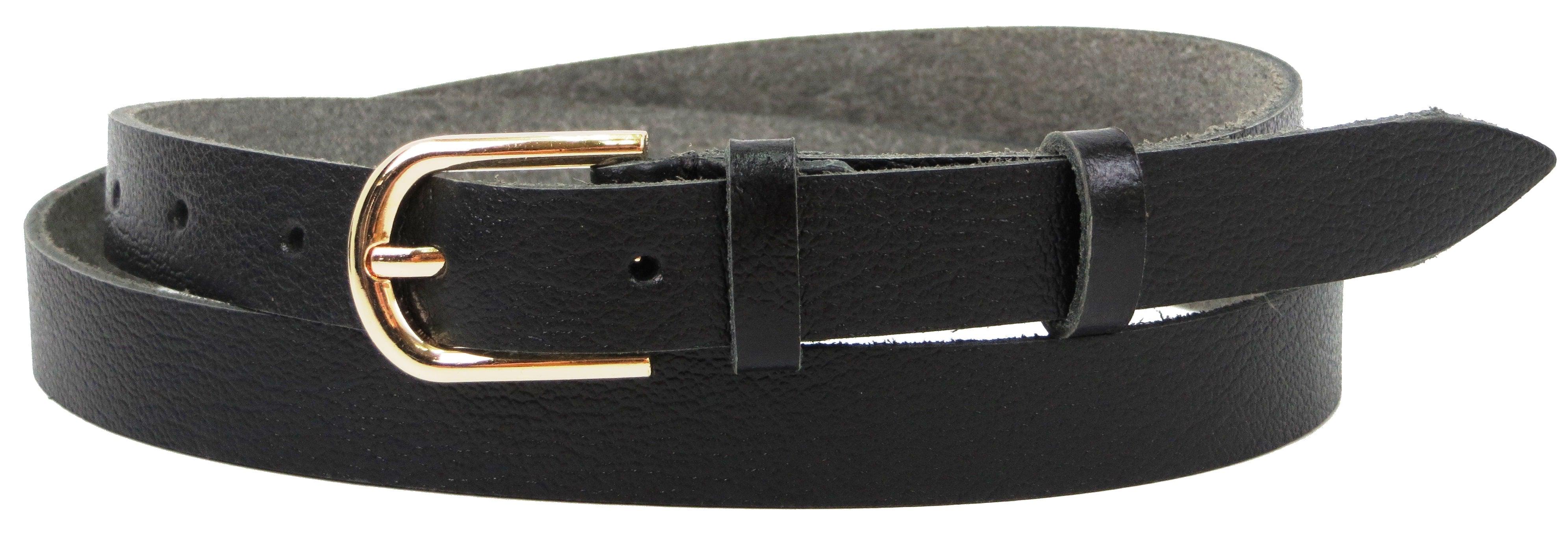 Ремень женский Skipper кожаный Черный (1365-20)