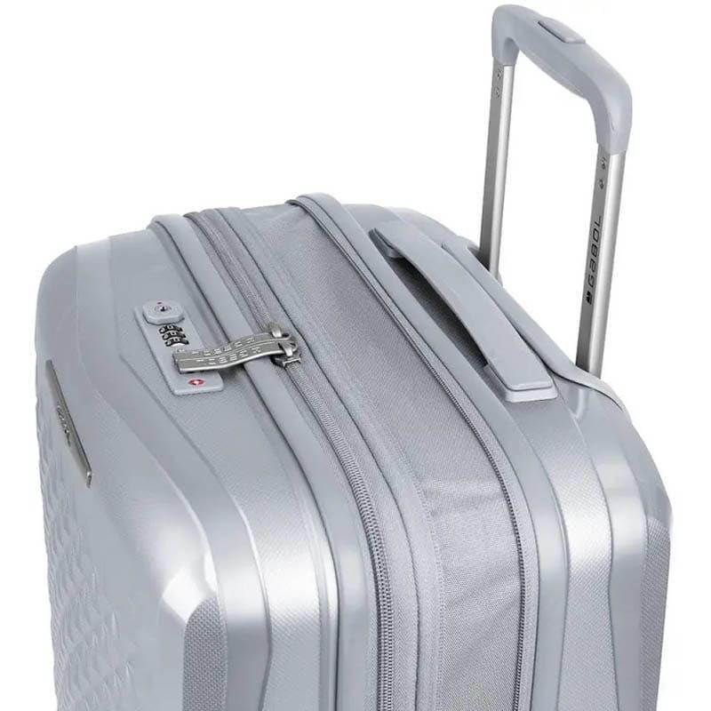 Чемодан на 4-х колесах Gabol Queens L 109/120 л Plata (931362) - фото 8