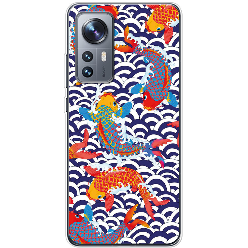 Чехол BoxFace Xiaomi 12 / 12X Koi Fish Прозрачный силикон (44529-up2477-44529)