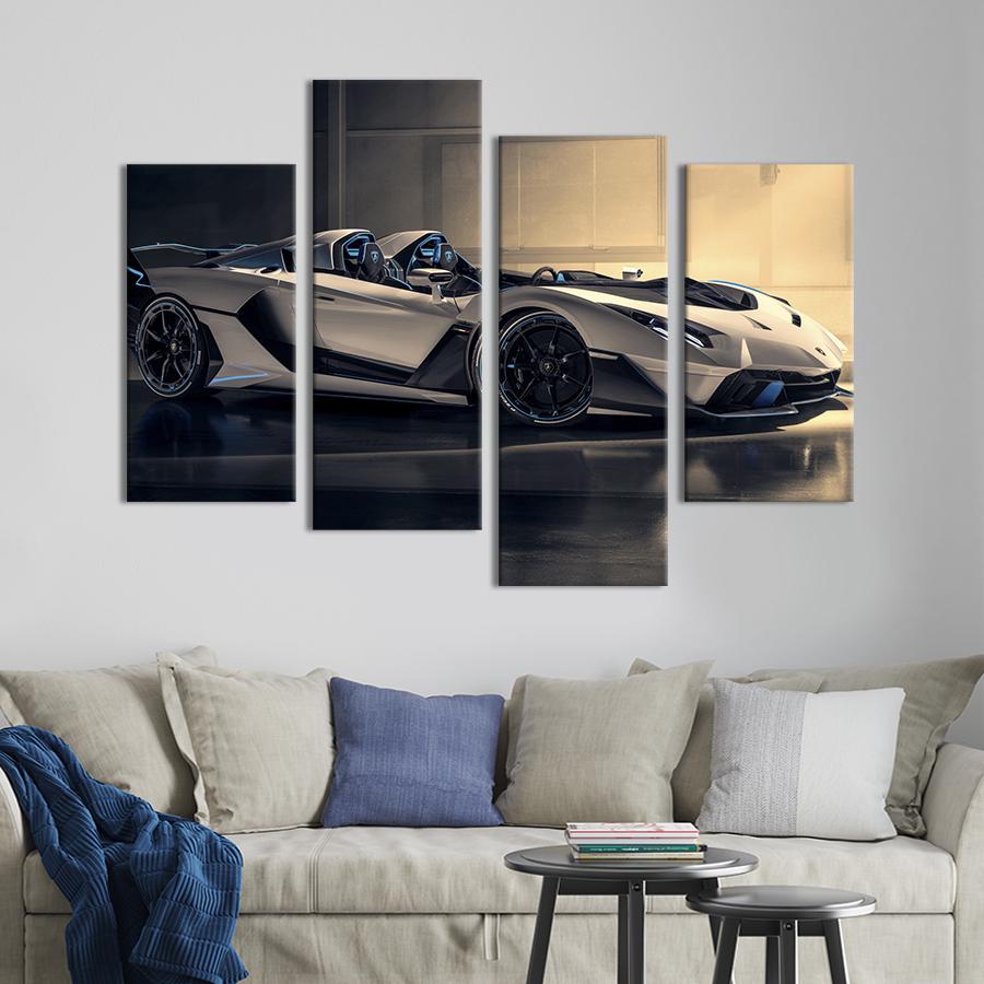 Картина на холсте Элитное авто Lamborghini SC20 149x106 см (1269-42)