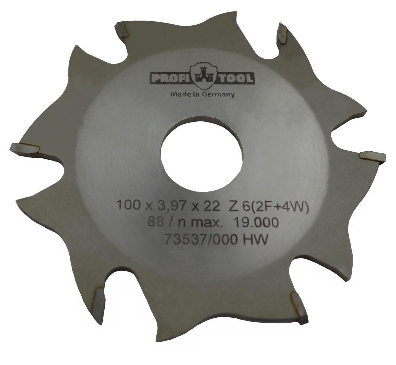 Диск пиляльний PROFITOOL Z 2+4 F+W 100х3,97х3,0х22 мм (2110001) Диск пиляльний PROFITOOL Z 2+4 F+W 100х3,97х3,0х22 мм (2110001)