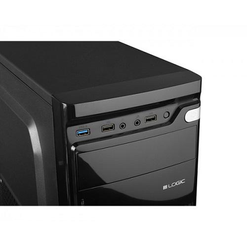 Корпус для ПК LogicConcept K1 AT-K001-10-0000000-0002 USB 3.0 без БЖ ATX Black (570567) - фото 2