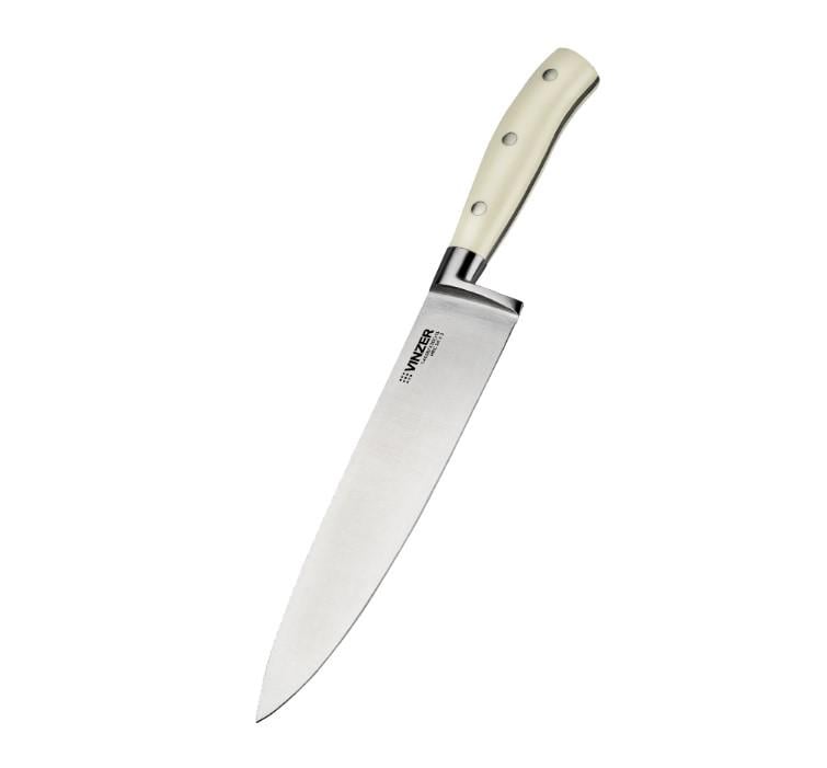 Нож поварский Vinzer Ivory line из высокоуглеродистой нержавеющей стали 20,3 см