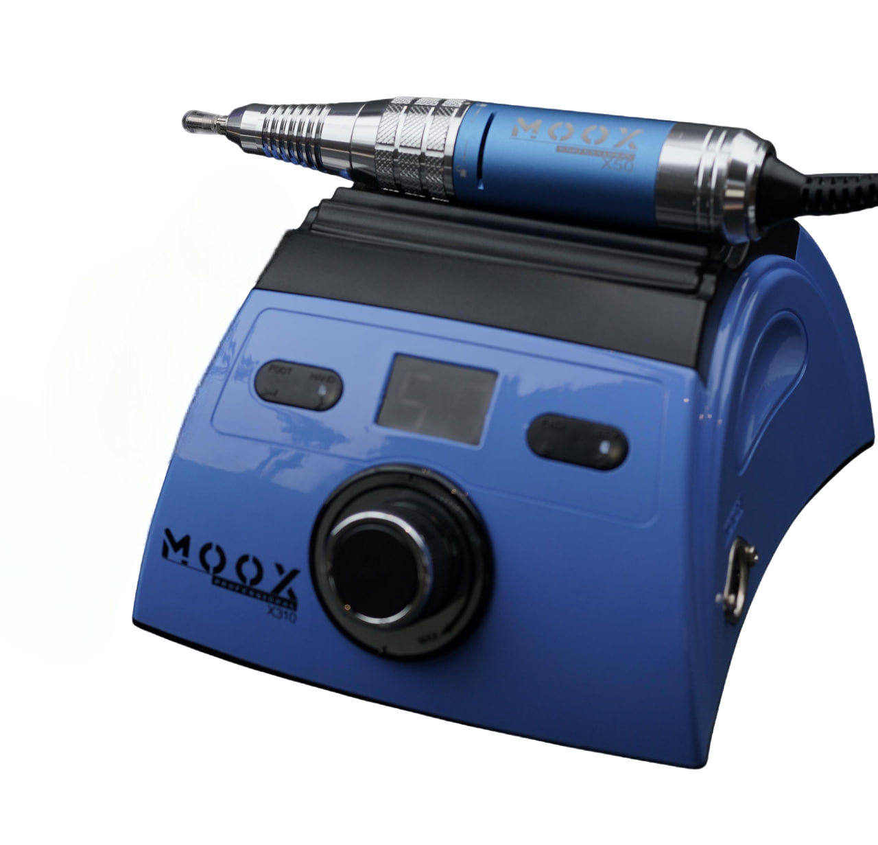 Фрезер профессиональный Мокс X310 на 70 Вт 50000 об/мин для маникюра и педикюра Sky blue Фрезер профессиональный Мокс X310 на 70 Вт 50000 об/мин для маникюра и педикюра Sky blue