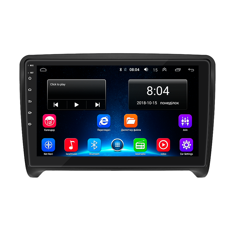 Автомагнітола штатна Lesko Base для Audi TTS II 8J 2007-2010 р. Wi-Fi/GPS 2/32 GB 9" (9959-41693)