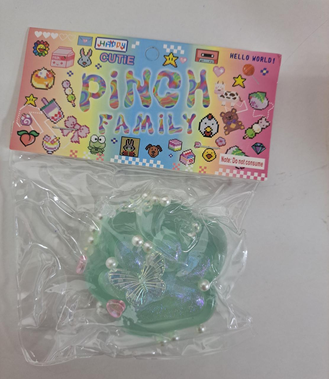 Сквіш таба лапка Прозоро-бірюзовий (2427187343)