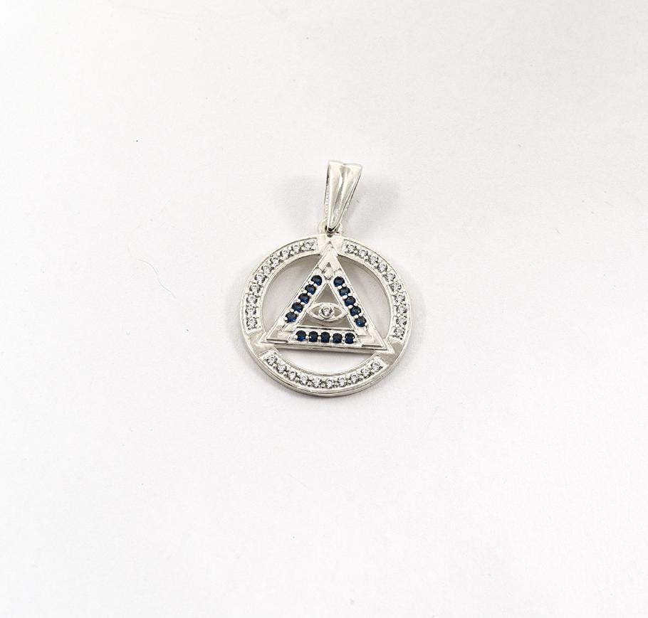 Подвеска оберег Maxi Silver 9609 Всевидящее око (89609)