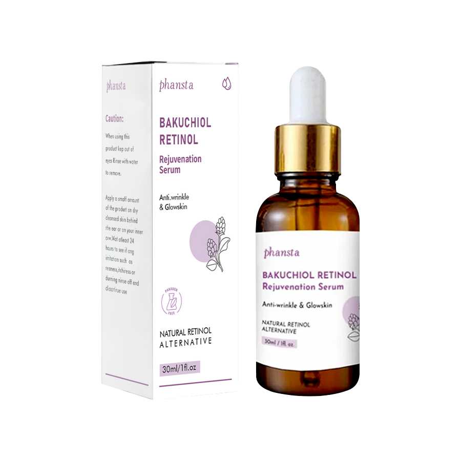 Сироватка для обличчя з бакучіолом та ретинолом Phansta Bakuchiol Retinol Rejuvenation Serum 30 мл