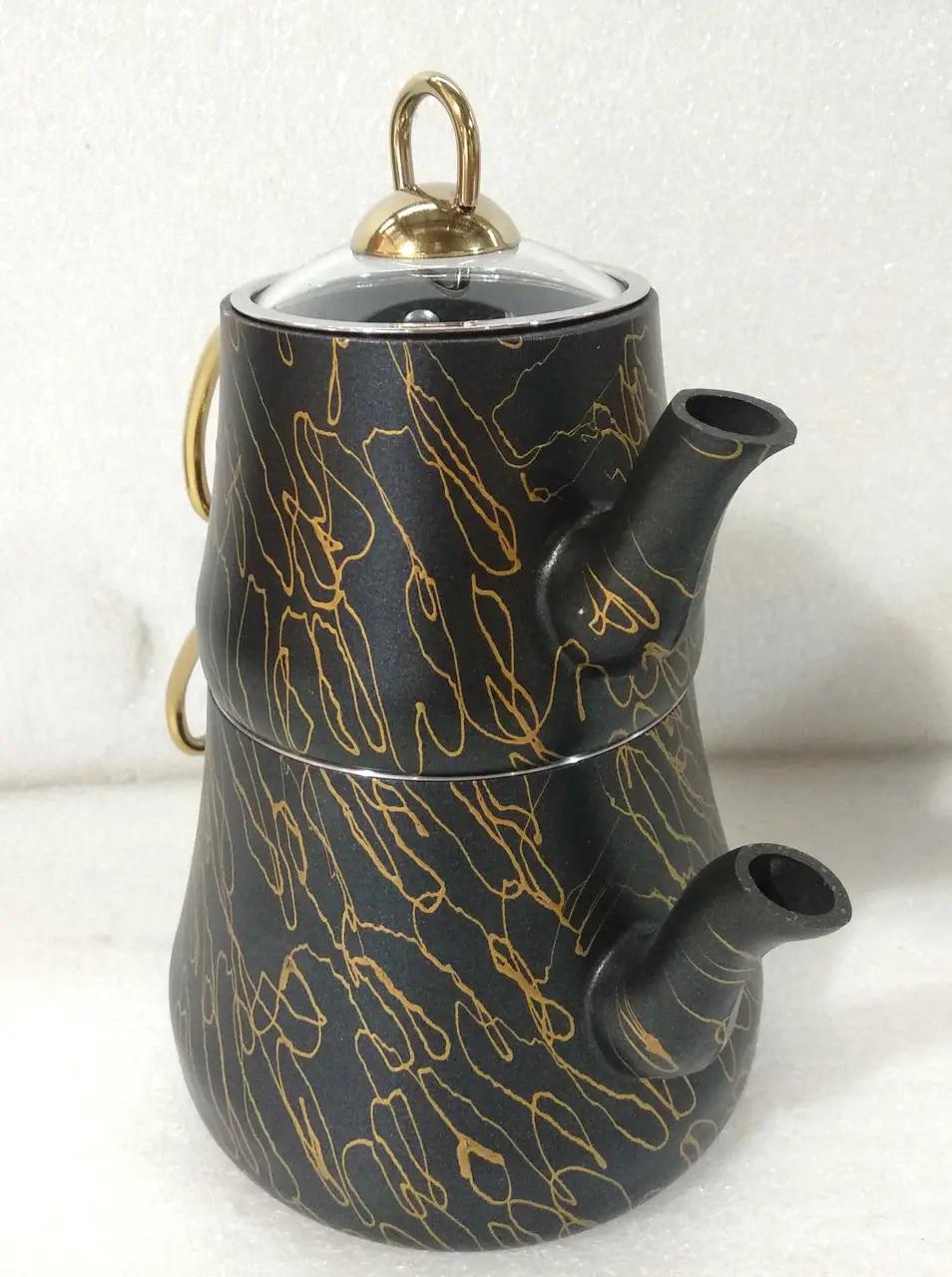 Чайник двухярусный O.M.S. Collection 8204 M 0,8/1,8 л Gold (88495) - фото 7 Чайник двухярусный O.M.S. Collection 8204 M 0,8/1,8 л Gold (88495) - фото 7