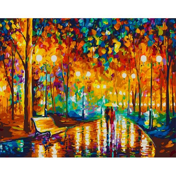 Алмазная мозаика ColorArt Осенний парк 40х50 см (SP055)