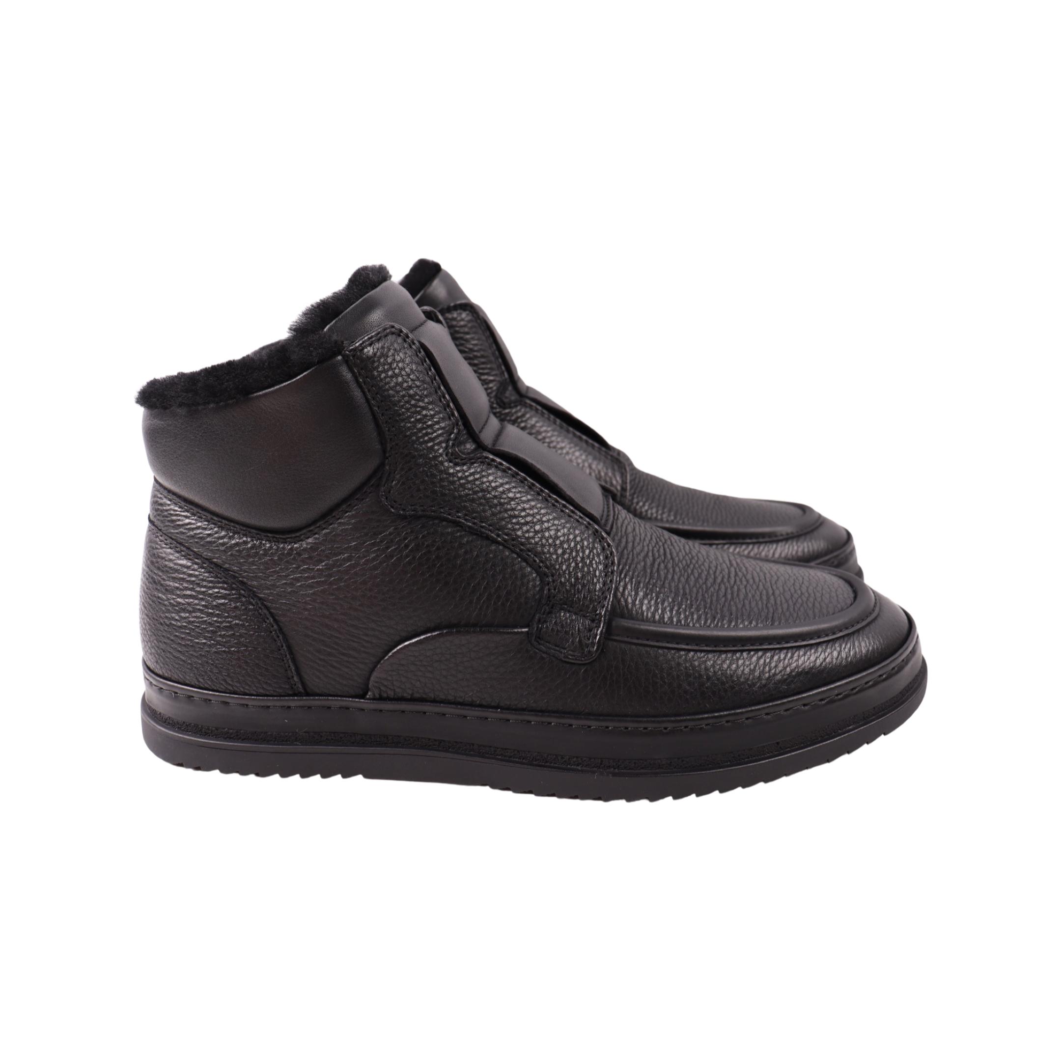 Ботинки мужские Cosottinni натуральная кожа р. 45 Черный (436-24ZHC)