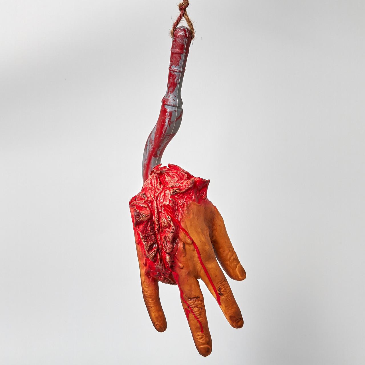 Муляж Руки на крюке на Хэллоуин 31 см