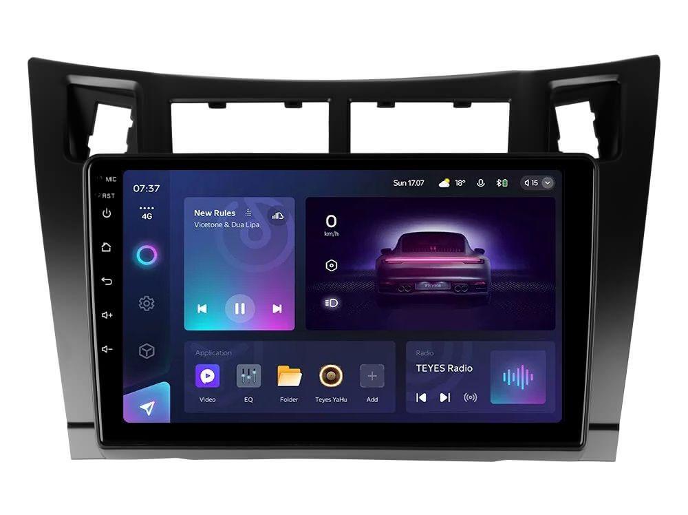 Магнитола штатная Teyes CC3 2K 6+128 Gb 360° для Toyota Yaris XP90 2005-2012 9" (AR-71310)
