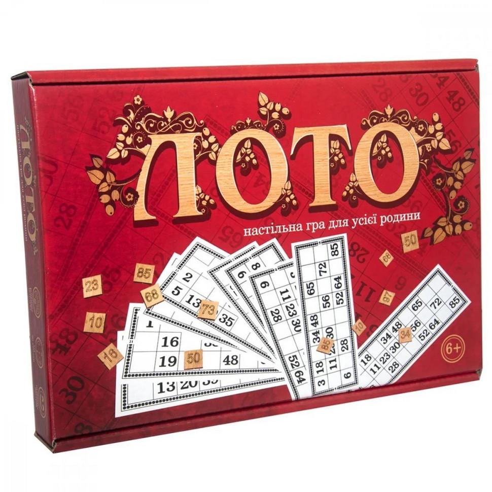 Настільна гра Strateg Лото 30656 з дерев'яними фішками (RLT32753) - фото 2 Настільна гра Strateg Лото 30656 з дерев'яними фішками (RLT32753) - фото 2