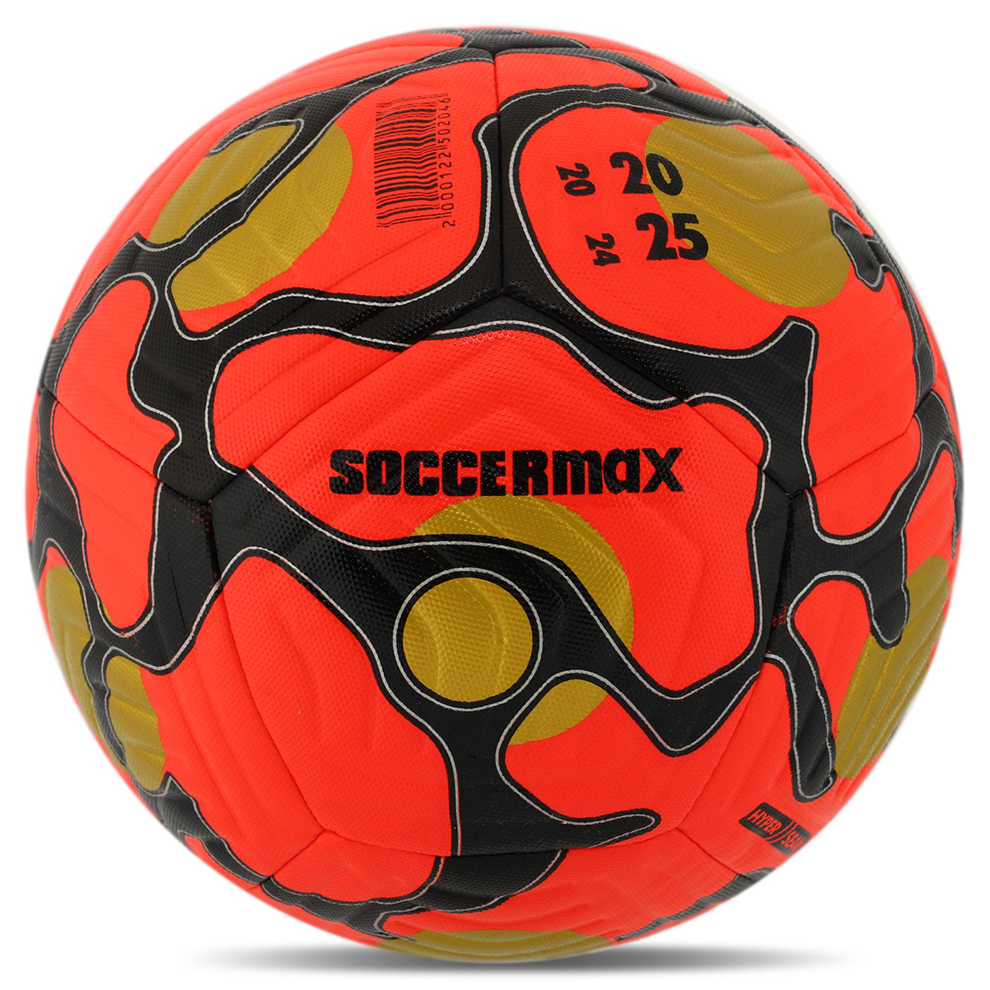 Футбольный мяч Hybrid SOCCERMAX FB-4364 №5 PU Оранжевый