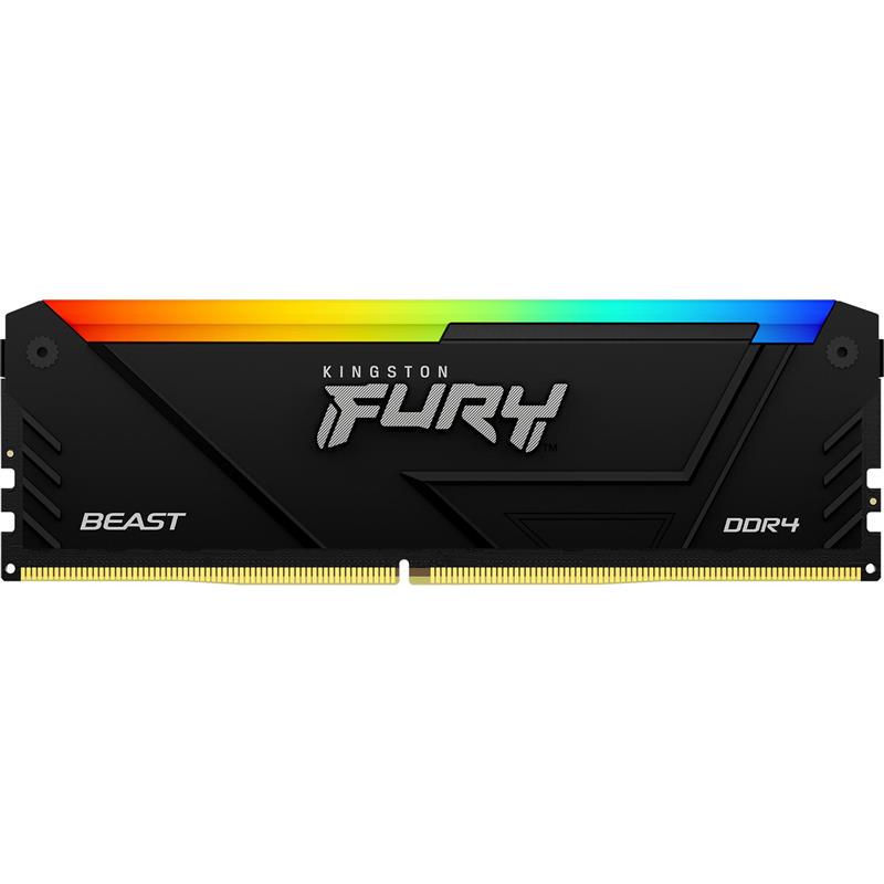 Оперативная память Kingston Fury Beast RGB DDR4 2x8GB/3200 (KF432C16BB2AK2/16) - фото 3