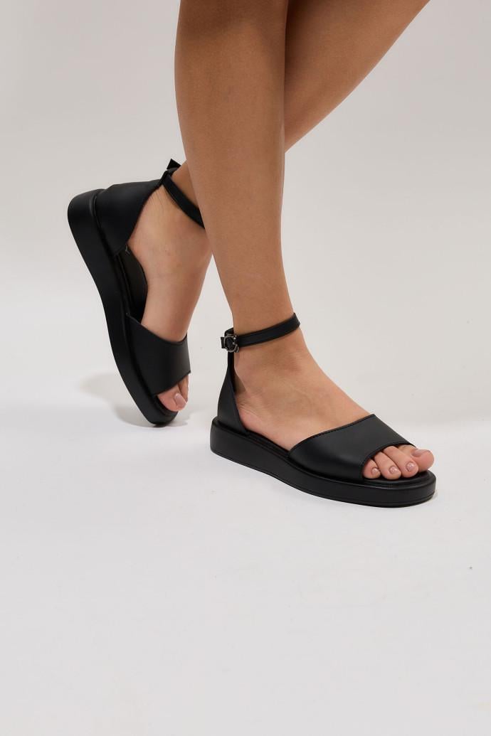 Босоножки женские ALLSY кожаные р. 38 Черный (195343) - фото 4 Босоножки женские ALLSY кожаные р. 38 Черный (195343) - фото 4