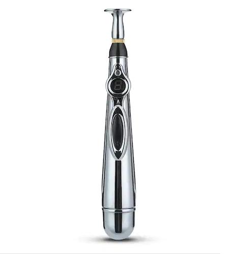 Ручка для лица акупунктурная Massage pen W-912 + насадки - фото 12