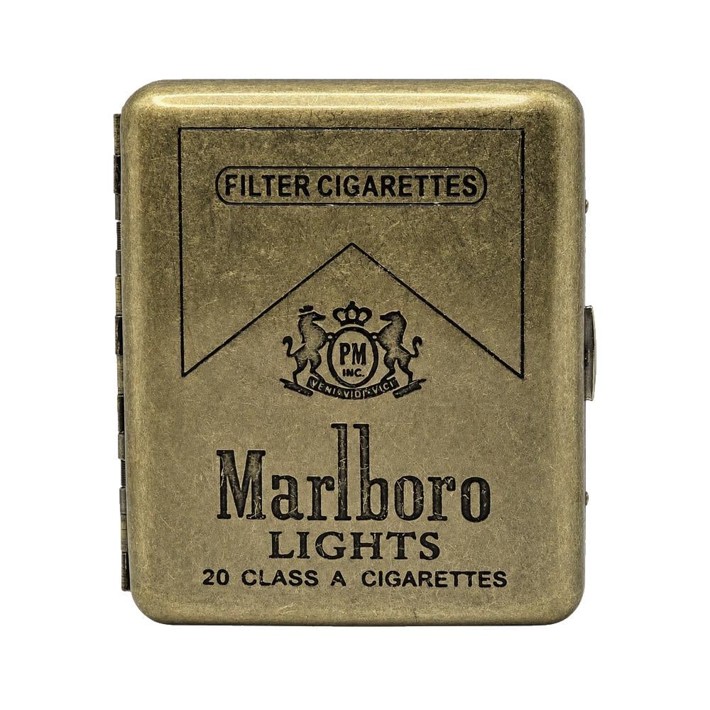 Портсигар металевий Marlboro 20 цигарок (ПА-75)