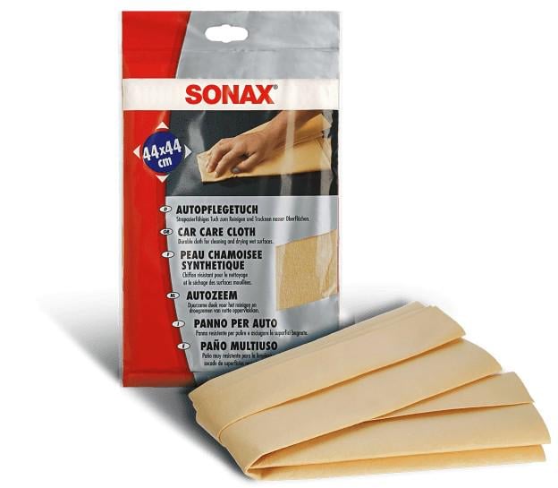 Салфетка влажная замшевая SONAX Car Care Cloth 44х44 см (419200)