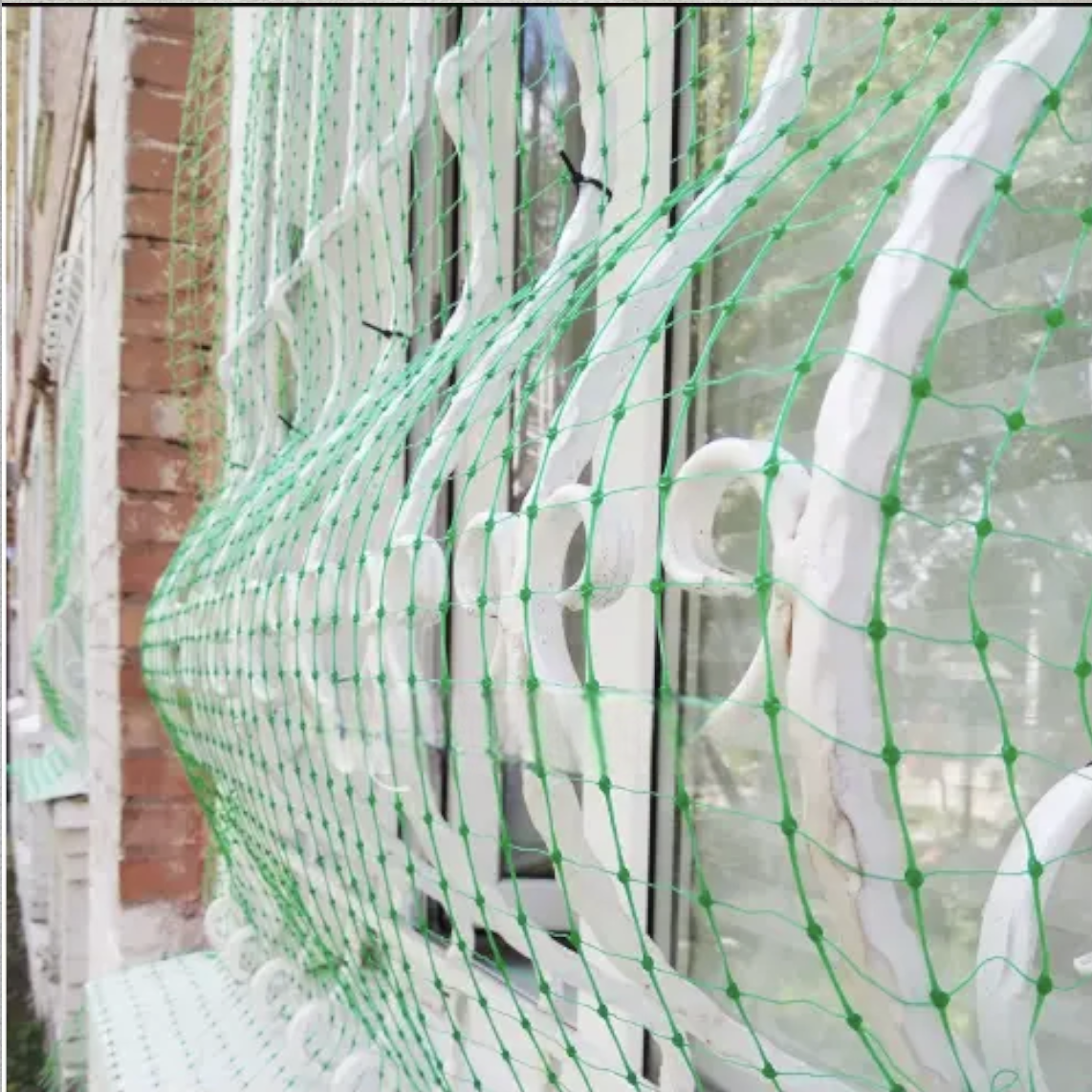 Сетка защитная от птиц Пташка 0,5x100 м ячейка 12х14 мм Зеленый (24757198) - фото 10 Сетка защитная от птиц Пташка 0,5x100 м ячейка 12х14 мм Зеленый (24757198) - фото 10