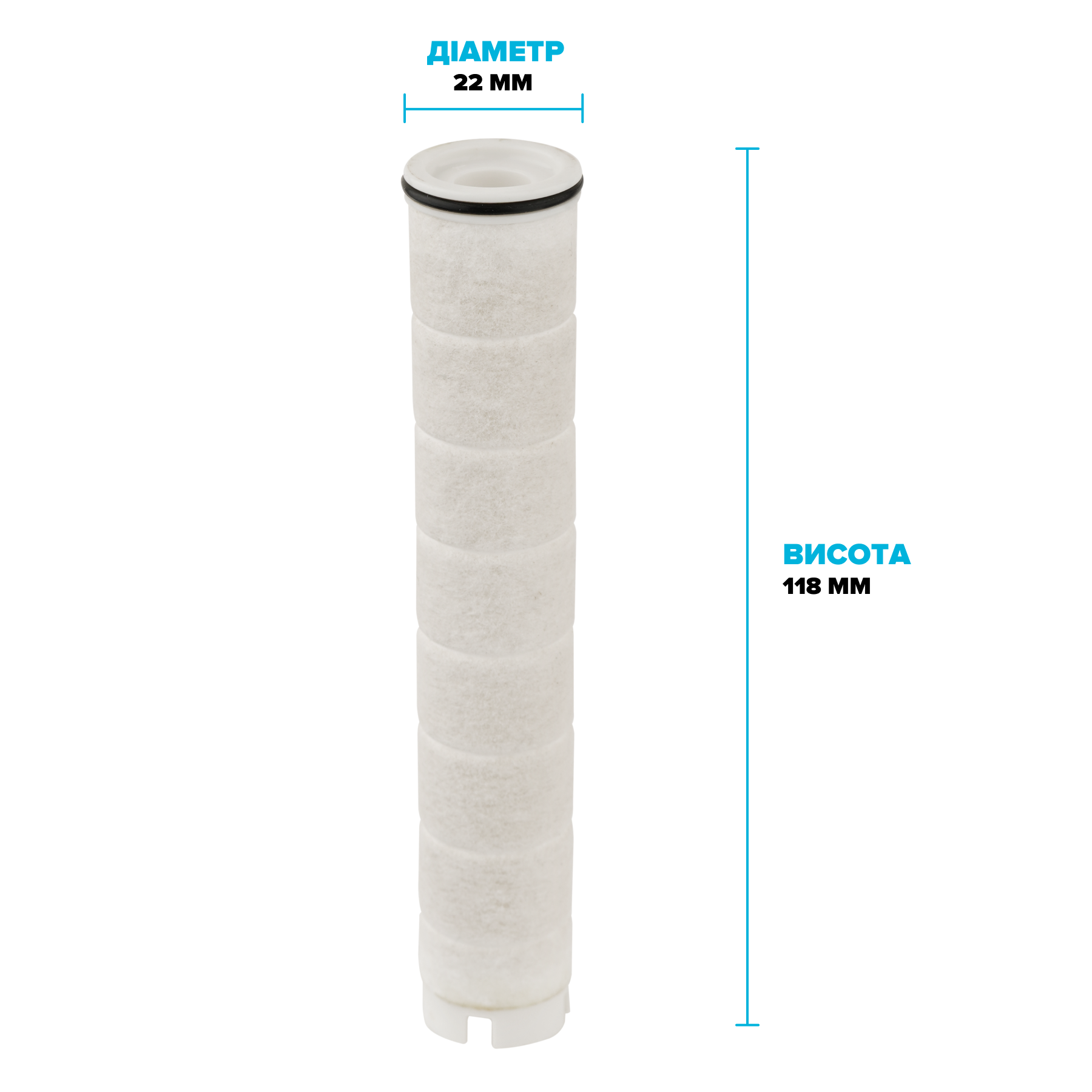 Фильтр в ручку душевой воронки Drop FILTER-NANO-STICK защита от механических примесей 3 шт. (239267) - фото 5