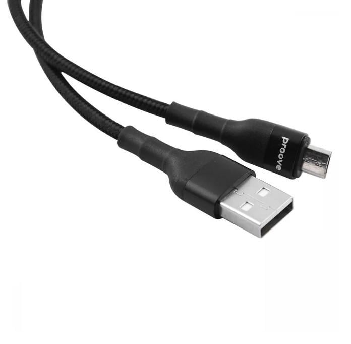 Кабель Proove Weft Micro USB 2.4A 1 м Black - фото 3 Кабель Proove Weft Micro USB 2.4A 1 м Black - фото 3